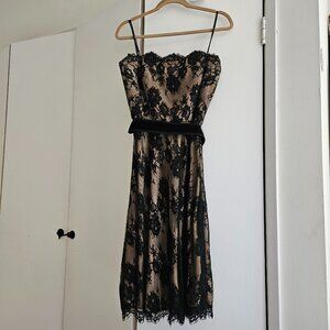 Tadashi Shoji Strapless Cocktail Dress